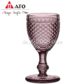 ATO -Tabletop geschnitztes Glas mit Rosenkristall